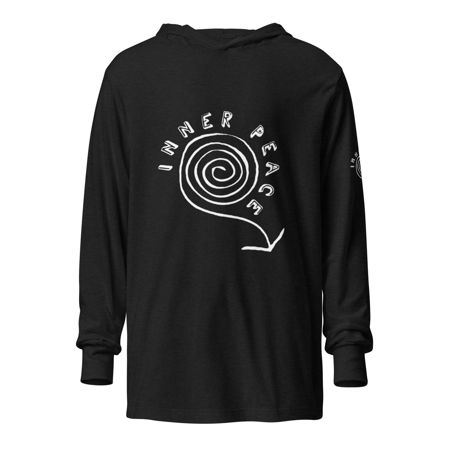 Hooded long-sleeve tee