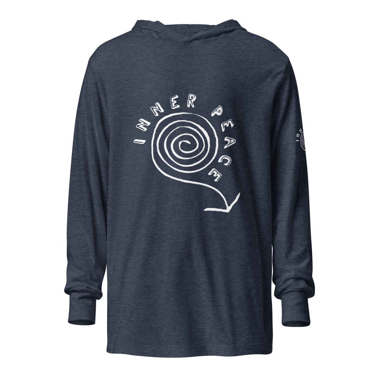 Hooded long-sleeve tee